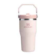 Iceflow Flip Straw Tumbler Pipetli Termos 0.6l / 20oz Rose Quartz 4 Adet Çok Renkli