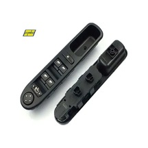 Cam Açma Düğmesi Anahtarı Sol Ön Peugeot P307 00-09 Dörtlü-merkezi Kilit Düğmeli - Ayna Ayarlı Hellux 6554.kt