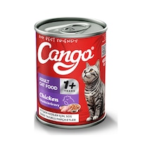 Cango Yetişkin Yaş Kedi Maması Tavuklu 415gr 24lü