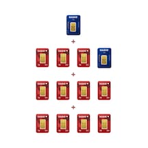 Nadir Gold 24 Ayar 16 Gram Külçe Altın 2 Adet 2,5 Gram Külçe Altın + 11 Adet 1 Gram Külçe Altın