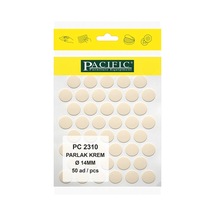 Parlak Krem Pacıfıc Yapışkanlı Tapa-14mm