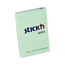 Hopax Stıckn Yapışkanlı Not Kağıdı 100 Yp 76x51 Pastel Yeşil 12