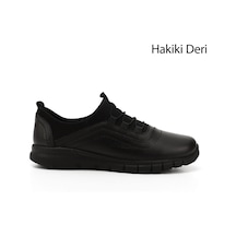 Gönderi(R) Gönderi R Siyah Lastik Bağcıklı Hakiki Deri Comfort Sneaker Siyah Gönderi(R) Gönderi R Siyah Lastik Bağcıklı Hakiki Deri Comfort Sneaker Siyah