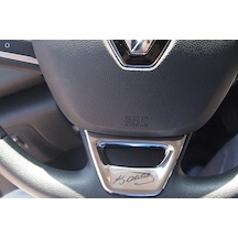 Renault Megane 4 Ataturk Direksiyon Kromu 2016 ve Üzeri P.Çelik