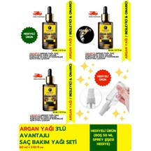 Amazeus Argan Yağı 3'lü %100 Saf Ve Doğal-soğuk Pres Besleyici Etki 3x20 Ml / 2.03 Fl Oz