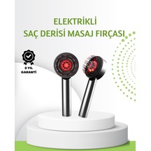 Şarjlı Saç Derisi Masaj Cihazı Kırmızı Işık Ve 3d Tarak Dişli Beyaz