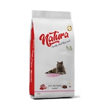 Natura Sterilised Tavuklu Hindi Etli ve Üzümlü Düşük Tahıllı Kısırlaştırılmış Yetişkin Kedi Maması 2250 G