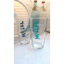 Mdklife Water Bardak 570 Ml 2'li Set -mavi&turkuaz-mavi&kırmızı