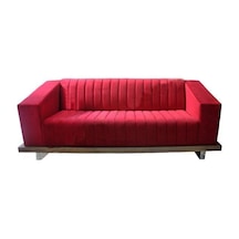 Koltukstilim C-47 Brd Üçlü Ofis Kanepesi Kırmızı