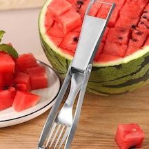 Cbtx 304 Paslanmaz Çelik Karpuz Kesici Ev Meyve Bölücü, Stil: Çift Amaçlı