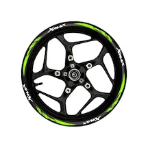 Xmax Beyaz Yazılı Neon Fıstık Yeşili Pençe Şeritli