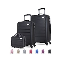 My Valice Ruby Abs 3'Lü Valiz Seti (Makyaj + Kabin + Orta Boy)