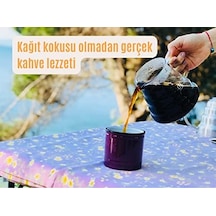 2 Adet "çift Katlı" V-60.4 Yıkanabilir, Kumaş, Organik Kahve Filtresi, Ağartılmamış%100 Ham Pamuk - Ekolojik Filtre 2 Adet