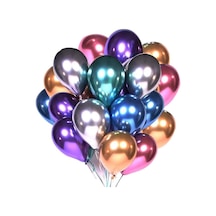 Metalik Krom Balon 100lü Paket Yeşil Yeşil