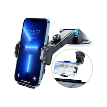 Araç Cep Telefonu Tutucu, Ultra Sağlam Araç Cep Telefonu Tutucu, Gösterge Paneli Ve Ön Cam İçin Vantuz, Çok Yönlü Silikon Darbeye Dayanıklı, 360 Dönebilir, Tek Düğmeyle Çıkarma, 3,8 6,7 İnç 2 Mixed