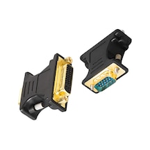 Powermaster Pm-5260 Vga - Dvı Dişi 24+5 Pin 15 Pin Erkek Dönüştürücü Çevirici Aparat Vga To Dvı -5559