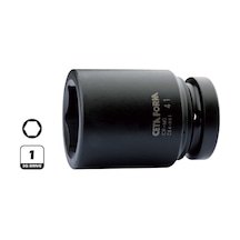 1" 6 Köşe Derin Havalı Lokma Anahtar 36 mm Ceta Form C84-H36 1" 6 Köşe Derin Havalı Lokma Anahtar 36 mm Ceta Form C84-H36