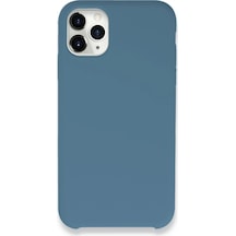 Gld-spt- Newface Apple Uyumlu iPhone 11 Pro Kılıf Lansman Legant Silikon - Açık Mavi