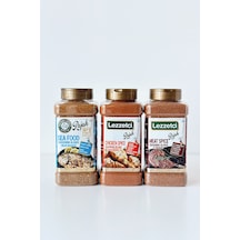 Lezzetçi Sea Food + Meat Spice + Chicken Spice  3 x 600 G