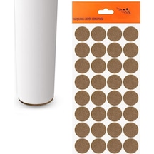Yuvarlak Yapışkanlı Mobilya Altlığı 30 Adet X 2 Cm - Çizilmez, Kaydırmaz Ve Ses Kesici Koruyucu Ped Ahşap