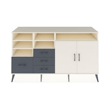 Hyperion Konsol 7 Raflı 4 Çekmeceli 2 Kapaklı 176x44x99 Aytaşı-ay Aytaşı-aytaşı/antrasit