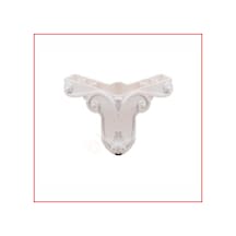 Hüneriş 9Cm Aslan Lükens Beyaz Ayak