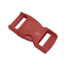 Paracord Aksesuar Paracord Bileklik Plastik Klips 1 Cm Kırmızı 10 Adet