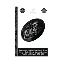 Premium Stretching Home Gym Vücut Geliştirme Balans Denge Pedi Diski Siyah Btb-154