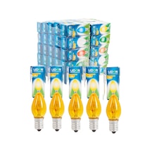 2 Adet 7w Parfüm Ampul E-14 Duylu Sarı Renk