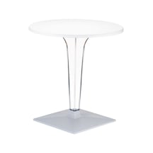 Asmasa44 Siesta Ice 80 CM Yuvarlak Masa Beyaz