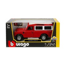 22063 Land Rover Series Iı Model Araba 1:24 Kırmızı -sunman