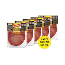 Dilimli İtalyan Lezzeti Dana Bresaola 70 Gr. Beşli Paket Toplam 350 Gr.