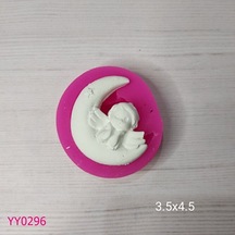 Yy0296 Ay Üzerinde Erkek Çocuk Silikon Kalıp