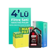 Peugeot 5008 1.6 Dizel Filtre Bakım Seti Motul Motor Yağlı 2010-2014 4 Lü 8200BKMFLSHNGFL37116