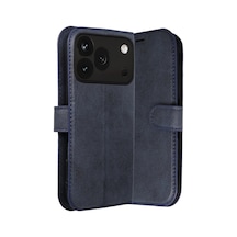 Newface Huawei Honor 600 Pro Trend S Plus Kapaklı Kılıf - Lacivert