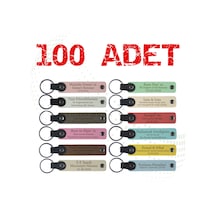 Avukatlık Ofislerine Özel Anahtarlık, 100' Lü Set, Konuklarınıza Sunabileceğiniz Değerli