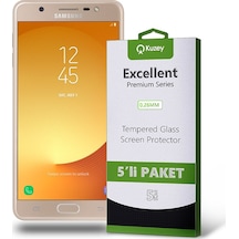 Samsung Uyumlu Galaxy J7 Max Ekran Koruyucu Cam 5 Adet Ekonomik Paket (554292812) 20 Tl Fark Ile Apple  iPhone Hızlı Şarj Kablosu