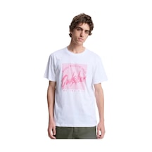 Quiksilver Retro Mood Erkek Beyaz Outdoor T-shirt Eqyzt08261-wbb0