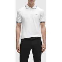 Boss Erkek Polo Yaka T Shirt 50506193 100 Beyaz
