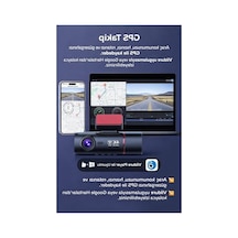 3 Kameralı Araç Kamerası, Wifi Ve Gps Takip Özellikleri İle Gece Görüşlü