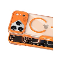 Joko Apple İphone 17 Pro Max/18 Pro Max Zinko Magsafe Kapak - Turuncu Standart