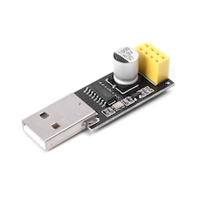 Esp8266 Esp-01 Modulü Için Pc Usb Bağlantı Ayar Adaptörü Ch340