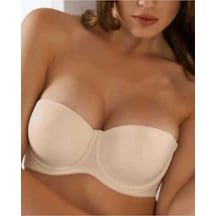 Le Jardin Strapless Dolgulu Balenli Sütyen Kod 7030 Ten