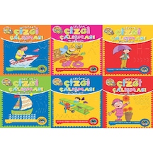 Sevimli Çizgi Çalışması 6 Set - Eınj-815407