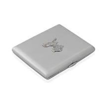 Zekupp Gümüş Gri Harley-Davidson Metal Sigara Tabakası N11.454