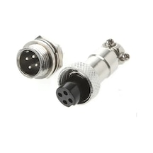 Maroces 12mm 4 Lü Mayk Fiş 4p Dişi Erkek Takım