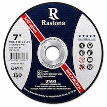 Rastona Inox Kesici Taş 180x1.6x22.23mm 25 Adet