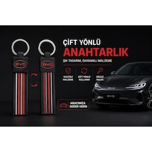 Byd Anahtarlık Çizgili , Byd Araç Anahtarlık - Byd Çift Yönlü Araba Anahtarlığı