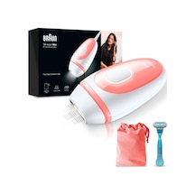 Braun Ipl Silk Expert Pro Kadınlar İçin Mini Tüy Alma Cihazı, Görünür Epilasyon, Seyahat Çantalı, Lazer Epilasyona Alternatif, Pl1014, Beyaz/pembe
