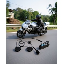 Kask Kulaklığı Motosiklet Intercom Interkom Dinleme Konuşma Özellikli Su Geçirmez 40607063